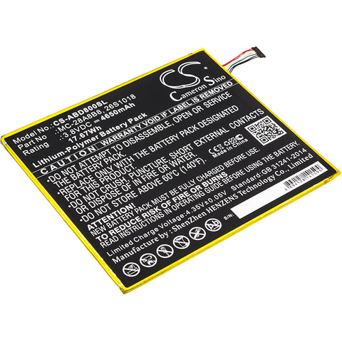 Amazon Kindle Fire HD 8,PR53DC; P/N:26S1018,58-000161,MC-28A8B8 Battery