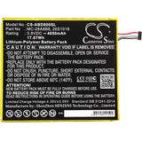 New 4650mAh Battery for Amazon Kindle Fire HD 8,PR53DC; P/N:26S1018,58-000161,MC-28A8B8