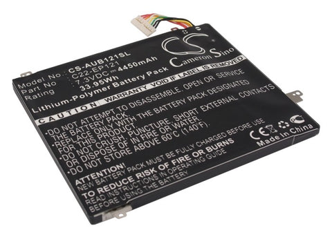 Asus Eee Pad B121,Eee Pad Slate,Eee Pad Slate EP121,Eee Slate B121-1A001F,Eee Slate B121-1A008F,Eee Slate B121-1A010F,Eee Slate B121-1A016F,Eee Slate B121-1A018F,Eee Slate B121-1A031F,Eee Slate B121-A1,Eee Slate EP121; P/N:C22-EP121 Battery