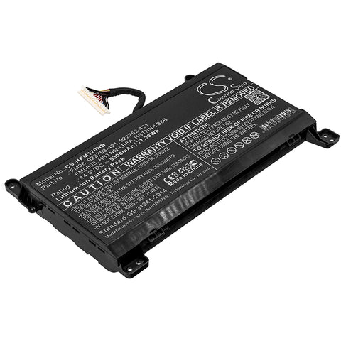 HP Omen 17-AN; P/N:922752-421,922753-421,922976-855,FM08,FM0808,FM08082-CL,FM08086,FM08086-CL,HSTNN-LB8A,HSTNN-LB8B,TPN-Q195 Battery