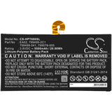 New Replacement 5500mAh Battery for HP Pro tablet 608,Pro Tablet 608 G1,Pro Tablet 608 G1 (H9X44EA),Pro Tablet 608 G1 (H9X45EA),Pro Tablet 608 G1 (H9X64EA),Pro Tablet 608 G1 (H9X68EA); P/N:799499-2C1