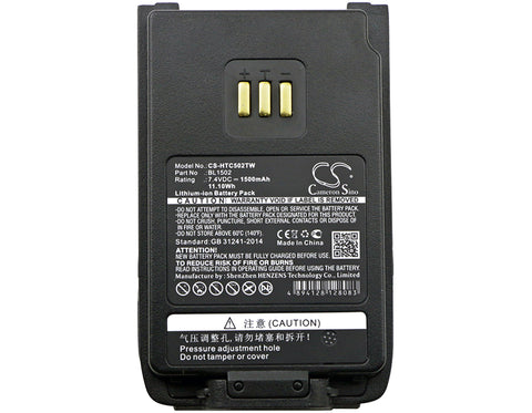 Battery for HYT PD502, PD602, PD500