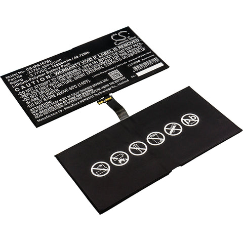 Apple A1670,A1671,A1821,iPad Pro 12.9 2017 2nd Gen,iPad Pro 12.9 2nd Gen; P/N:020-01238,A1754 Battery