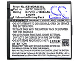 Battery for Motorola A955 Droid 2,  Cliq MB200,  Droid