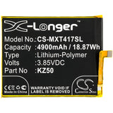 New 4900mAh Battery for Motorola Moto G Power,PAH30004,PAH30004US,XT20417; P/N:KZ50