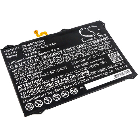 Samsung Galaxy Tab S3 9.7,Galaxy Tab S3 9.7 XLTE,SM-T820,SM-T825,SM-T825C,SM-T825N0,SM-T825Y,SM-T827V; P/N:EB-BT825ABA,EB-BT825ABE,GH43-04702A Battery