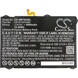 New 6000mAh Battery for Samsung Galaxy Tab S3 9.7,Galaxy Tab S3 9.7 XLTE,SM-T820,SM-T825,SM-T825C,SM-T825N0,SM-T825Y,SM-T827V; P/N:EB-BT825ABA,EB-BT825ABE,GH43-04702A