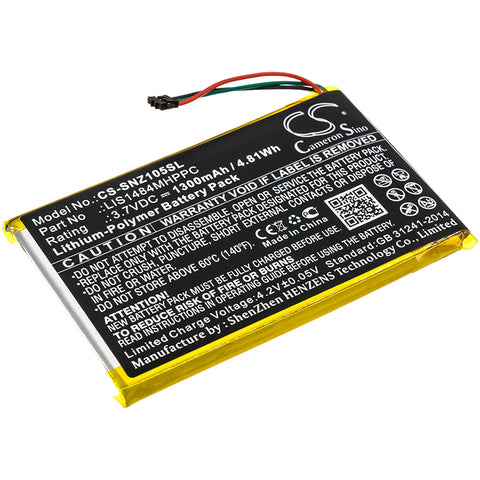 Sony  NWZ-Z1050,NWZ-Z1050N,NWZ-Z1060,NWZ-Z1070; P/N: LIS1484MHPPC Battery