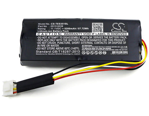 6800mAh Battery for Testo 350K Analyzer