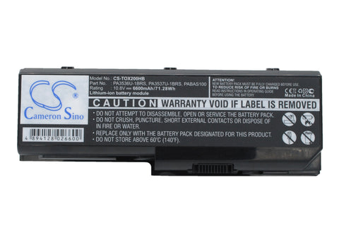 Toshiba Satellite P200-1CB, Satellite P200D-1FW, Satellite X200-21W, Satellite P305-S8822, Satellite P200-13H