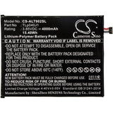 New 4000mAh Battery for Alcatel 8082,9024W,A30 Tablet,A30 Tablet 4G LTE; P/N:TLp040J1