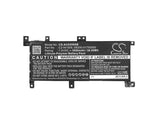 5000mAh Battery for Asus X556UA, X556UB, X556UF, X556UJ, X556UQ, X556UR, X556UV