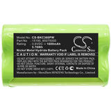 New Replacement 1600mAh Battery for Black & Decker KC360H; P/N:15190,85075000