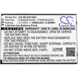 New 1800mAh Battery for BLU D210,D210L,D210U,Diamond M; P/N:C906040220I,C906040220L