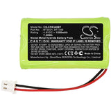 New 1500mAh Battery for Commpact Secuself Control Panel; P/N:BT1348,BT3021