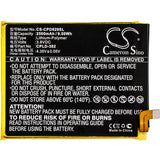 New 2500mAh Battery for Coolpad 8298,8298-A01,8298-L00,Note 3 Lite; P/N:CPLD-382