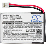 New 450mAh Battery for Franklin EST-4016; P/N:0D01004506PA0