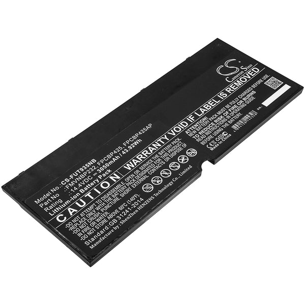 Fujitsu Lifebook T904,Lifebook T904U,LifeBook T935,LifeBook U745; P/N:CP651077-02,FMVNBP232,FPCBP425,FPCBP425AP Battery