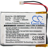 New 300mAh Battery for Garmin Forerunner 920XT; P/N:361-00078-00