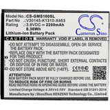 New 2200mAh Battery for Gigaset GS160; P/N:V30145-K1310-X463