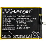New 2400mAh Battery for GIONEE GN9007,S5.1 Pro; P/N:BL-N2400