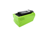 3000mAh Battery for GreenWorks G-MAX 40V, 20302, 2601402, 21332, 24102, 29463, 20292, 29302, 20672, 24322, 25302