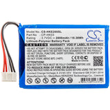 New 2800mAh Battery for Harman/Kardon Esquire 2; P/N:CP-HK03,GSP805070