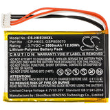 New 3500mAh Battery for Harman/Kardon Esquire 2; P/N:CP-HK03,GSP805070