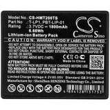 New 1800mAh Battery for HME Tempest 2.4GHz beltstation,Tempest Wireless Beltpacks,Tempest Wireless Beltpacks PLI,TMP-R224; P/N:2GL-523450-G2017,PBT-LIP-01,T-LP1,TMA-BAT-02