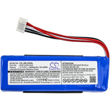 New 6000mAh Battery for JBL Charge 3 2016,Charge 3 2016 Version; P/N:GSP1029102A