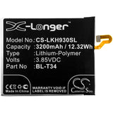 New 3200mAh Battery for LG AS998,H930,H930DS,H930G,H930K,H931,H932U,H933,LMV350AWMH,LMV350EAW,LMV350EM,LS998,LS998U,Storm,US998,US998R,US998U,V30,V30+,V300K,V300KW,V300L,V300LW,V300S,V300SW,V30S