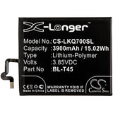 New 3900mAh Battery for LG LM-Q730N,Q70,Q730VMW,Stylo 6; P/N:BL-T45,EAC64578501