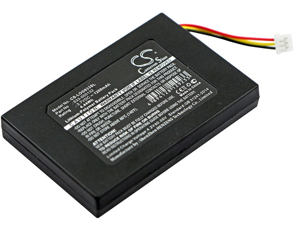 1300mAh / 4.81Wh Replacement battery for Logitech 915-000257, 915-000260, Elite
