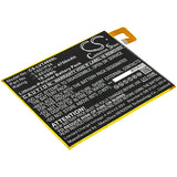 Lenovo Tab4 8,Tab4 8 Plus,TB-8504N,TB-8504X,TB-8704X; P/N:L16D1P34 Battery