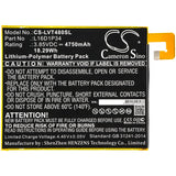 New 4750mAh Battery for Lenovo Tab4 8,Tab4 8 Plus,TB-8504N,TB-8504X,TB-8704X; P/N:L16D1P34