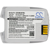 New 950mAh Battery for Motorola CS4070,CS4070-SR; P/N:82-97300-02,BTRY-CS40EAB00-04