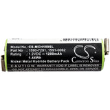 New 1200mAh Battery for Moser ChroMini 1591,ChroMini 1591B,ChroMini 1591Q,Ermila Bella 1590; P/N:1590-7291,1591-0062,1591-0067