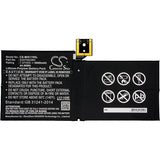 New 5900mAh Battery for Microsoft Surface Pro 5,Surface Pro 5 1796; P/N:G3HTA038H