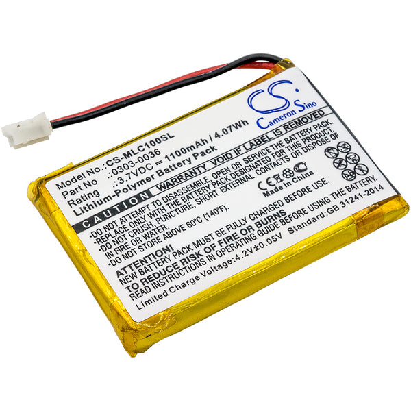  Equipment Battery for Minelab CTX 3030 WM-10 (1100mAh)