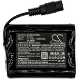 New 2600mAh Battery for Minelab Sovereign XS; P/N:P3-XS