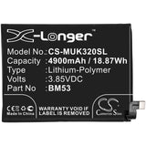 New Replacement 4900mAh Battery for Redmi K30s,M2007J3SC; P/N:BM53