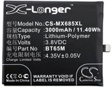 Battery for MeiZu MX6,  M685Q,  M685C