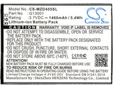 New 1460mAh Battery for NAVON MD455; P/N:G13001