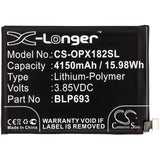 New 4150mAh Battery for OPPO  Realme 3,RMX1821,RMX1825; P/N: BLP693