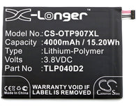 Battery for Alcatel One Touch Pixi 3 7,  9007T,  OT-9007