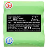 New Replacement 1800mAh Battery for Rotationslaser FL 20,FL 200A; P/N:290000-14