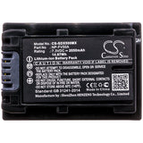 New 2050mAh Battery for Sony FDR-AX33,FDR-AX40,FDR-AX45,FDR-AX53,FDR-AX60,FDR-AX700,FDR-AXP33,HDR-CX450,HDR-CX625,HDR-CX680,HDR-PJ620,HDR-PJ675,NEX-VG30; P/N:NP-FV50A