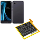 New Replacement 3050mAh Battery for Sharp 605SH,Aquos R,SH03J,SHV39; P/N:UBATIA280AFN1