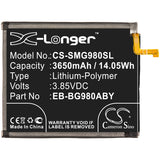 New 3650mAh Battery for Samsung Galaxy S11e,Galaxy S20,SC-51A,SGH-N410,SM-G980F,SM-G980F/DS,SM-G981B,SM-G981D,SM-G981J,SM-G981N; P/N:EB-BG980ABY,GH82-22122A