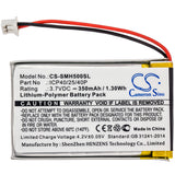 New 350mAh Battery for Sena SMH-5; P/N:ICP40/25/40P